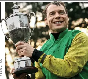  ?? PA ?? Former glory: O’Regan wins the Paddy Power Chase in 2014