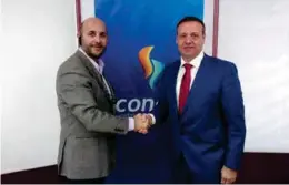  ??  ?? El acuerdo ha sido firmado por el presidente de Conaif, Francisco Alonso, y el CEO de Avantms, Antonio Agudo.