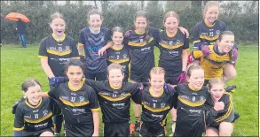  ?? ?? Fermoy Ladies Football U12s played well in tough conditions against tough opposition last Sunday.