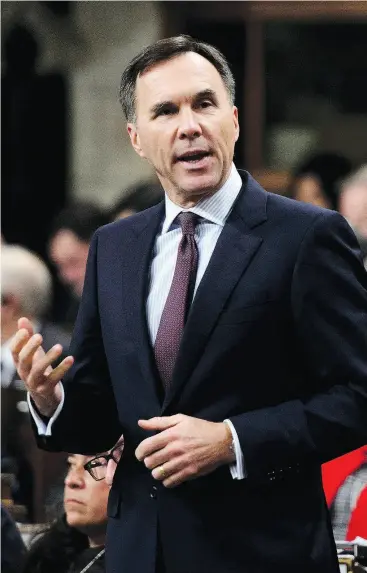  ?? SEAN KILPATRICK / THE CANADIAN PRESS ?? Finance Minister’s Bill Morneau’s tax tinkering is not enough, Andrew Coyne writes.