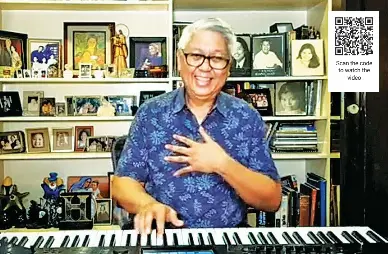 AN EVENING WITH NATIONAL ARTIST FOR MUSIC RYAN CAYABYAB Mr. C streams