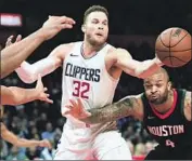  ?? Wally Skalij Los Angeles Times ?? MANY FANS believe the Clippers will be worse off after the trade of Blake Griffin to the Pistons.