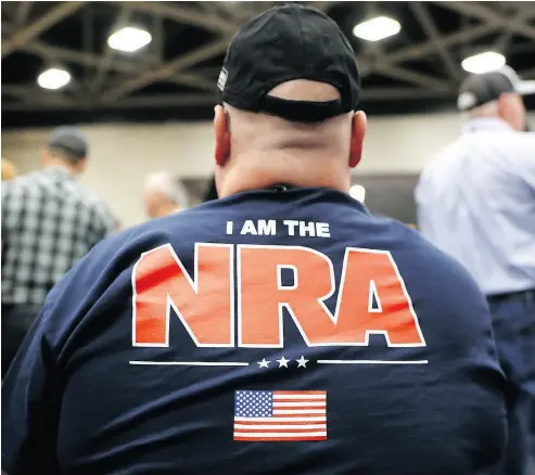  ?? JUSTIN SULLIVAN / GETTY IMAGES FILES ?? The American Civil Liberties Union’s recent show of support for the NRA has stirred up some controvers­y in the U.S.