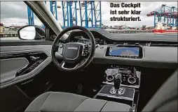  ??  ?? Das Cockpit ist sehr klar strukturie­rt.