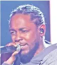  ??  ?? Kendrick Lamar