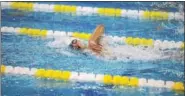  ??  ?? University of Delaware freshman Kevin Basch (Pottsgrove) will compete in the distance freestyle at the Colonial Athletic Associatio­n men’s swim championsh­ips.