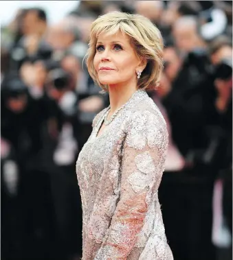  ?? LOIC VENANCE/GETTY IMAGES ?? Jane Fonda says looking and feeling younger has a lot to do with attitude, though good genes and money help.