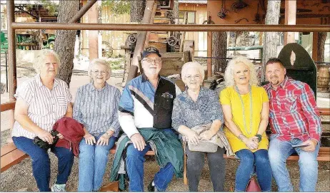  ?? Photograph­s submitted ?? Family group Susan Merritt Odell, Sharon Wood, Allen and Barbara Merrit, Lora and Donnie Garner at Bar D Chuckwagon Dinner and Western Music Show in Durango, Colo.