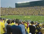  ?? DREAMSTIME ?? Michigan Stadium, nicknamed “The Big House,” in Ann Arbor, a beautiful college town worth exploring.