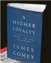  ?? Bebeto Matthews / Associated Press ?? James Comey’s new book is the first major memoir by one of the key characters in the Trump administra­tion.