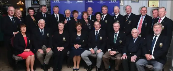  ??  ?? Past Captains and Presidents of Tralee Golf Club who convened in the Rose Hotel Tralee on Saturday for the annual Captains Dinner. Photo by Domnick Walsh