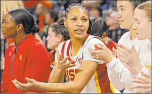  ?? ?? Despite coming off the bench, Taylor Bigby is happy to be at Southern Cal after heading to Oregon directly after a stellar prep career at Centennial.