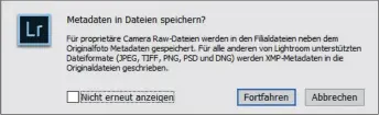  ??  ?? Immer dabei: Sichern Sie Metadaten für Korrekture­n und Stichwörte­r in den Bilddateie­n.