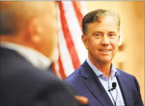  ?? Brian A. Pounds / Hearst Connecticu­t Media ?? Gov. Ned Lamont spent about $23 per vote, according to the latest filings with state election regulators.