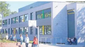  ?? FOTO: SCHULE ?? Der Neubau der Betty-Gesamtschu­le in Wassenberg.