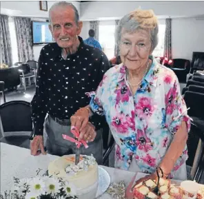  ??  ?? Wedded bliss: Tawa’s Alf and Ruth Adams celebrated 70 years of marriage last week, after a rocky start to their marriage turned into decades of happiness.