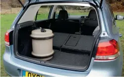  ??  ?? The boot starts off at 350 litres, rising to 1305 litres with the rear seats folded. A small gripe is that the seats don’t fold completely flat