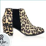  ??  ?? Boots, £53.95 @ MODA In Pelle