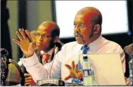  ?? PHOTO: TSHEKO KABASIA ?? RECOMMENDA­TION: Advocate Dali Mpofu at the Marikana commission