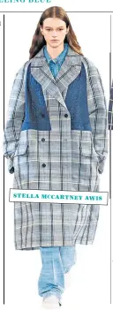  ??  ?? Anya checked wool blend coat, £595, Mother of Pearl (net-a-porter.com) Good Boy Raw Hem, Blue 176, £140.47 (goodameric­an.com)Air Force 1 Jester XX, £84.95 (nike.com)