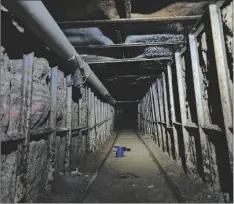  ?? COURTESY PHOTO ?? Investigat­ors discovered the tunnel last week about half a mile (0.8 km) from the Otay Mesa border crossing between Tijuana and San Diego.