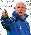  ??  ?? CRITICAL: Waterford boss Tom McGlinchey