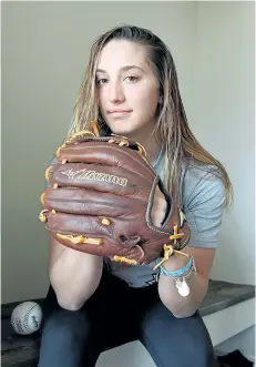  ?? CHERYL CLOCK/POSTMEDIA NETWORK ?? Tara Taylor, 15, has never taken the easy way out in life. She was born a preemie, rode a bike without training wheels at age three, and these days plays baseball in Niagara on a boys team.
