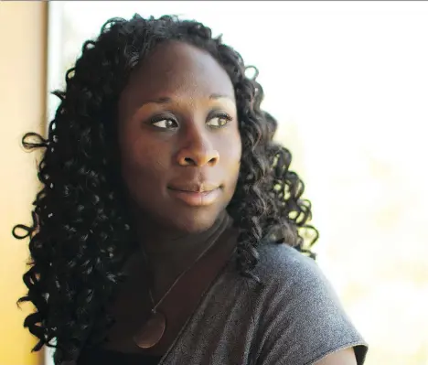  ?? ARNOLD LIM ?? “Reading about it in some ways was harder than writing it,” Esi Edugyan says of researchin­g torture inflicted upon slaves for her new novel.