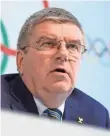  ?? FABRICE COFFRINI, AFP/GETTY IMAGES ?? Thomas Bach will leave decisions up to federation­s.
