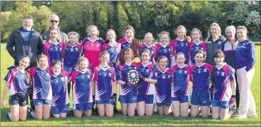  ?? ?? The Killavulle­n GAA girls’ U14 team.