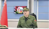  ?? Фото Reuters ?? Александр Лукашенко поручил судьбу Белоруссии сило викам.