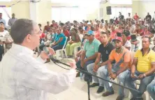  ??  ?? Amarante Baret visitó SDN y se definió como la renovación.