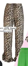  ??  ?? ( £270, Ganni Frill trousers, themodist.com)