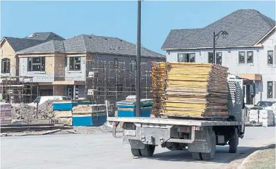  ?? ANDREW FRANCIS WALLACE TORONTO STAR FILE PHOTO ?? The proportion of apartment starts designated as rentals was just 26 per cent out of all housing starts in Toronto for 2023. It was the lowest of any region in Canada, CMHC says.