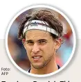  ?? Foto: AFP ?? TennisassT i D Dominici i Thi Thiem