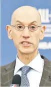  ??  ?? Adam Silver