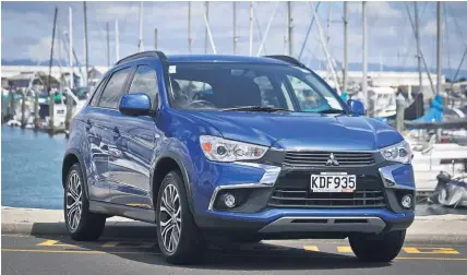  ?? Picture / Andrew Warner ?? The “Dynamic Shield” for the latest Mitsubishi ASX is the main exterior change.