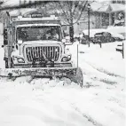  ?? GETTY IMAGES ?? Heavy snow used to cancel school in rural districts, but remote learning offers another option.