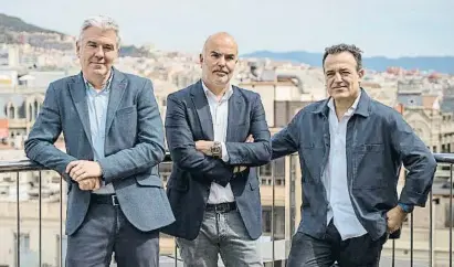  ?? Patxi Uriz / TCH ?? Álex Pardo, Gerard Olivé y Fernando Casado