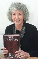  ??  ?? Sue Grafton