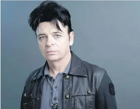  ??  ?? Electronic music pioneer Gary Numan is back with a new new album, Savage (Songs from a Broken World).