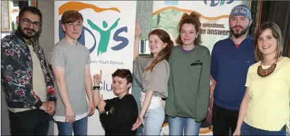  ??  ?? Enniscorth­y: Alex Petrovics, Matthew Colgan, Skye Turner, Leah Sludds, Mia Murphy, Emmett Lawlor and Sinéad Roche.