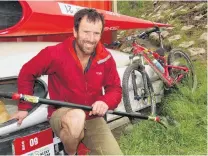  ?? PHOTO: GUY WILLIAMS ?? World champion . . . Chris Forne sorts gear at his Queenstown home.