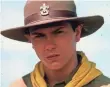  ?? BRUCE TALAMON, LUCASFILM ?? A young and fearless Indy (River Phoenix) wore the hat well in 1989’s Last Crusade.