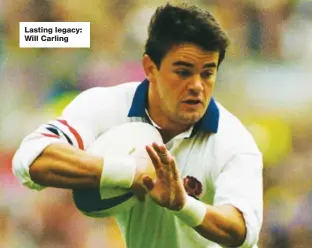  ??  ?? Lasting legacy: Will Carling