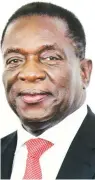  ??  ?? President Mnangagwa