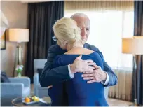  ?? (The White House/Reuters) ?? US PRESIDENT Joe Biden meets with Yulia Navalnaya, the wife of Alexei Navalny, in San Francisco, last Thursday, following Alexei’s death in a prison camp.
