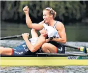  ??  ?? Strong minds: A sports psychologi­st helped Helen Glover and Heather Stanning retain their Olympic gold in Rio (above); Olympic hockey champion Alex Danson (right)