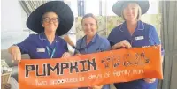  ??  ?? A pumpkin trail will raise funds for Rossendale Hospice