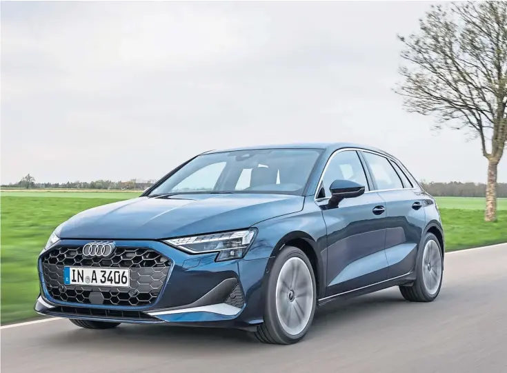  ?? ?? BENCHMARK: Audi’s A3 has been the epitome of the high-class hatchback for nearly 30 years – the car’s latest tweaks thoughtful­ly enhance its presence and drivabilit­y.